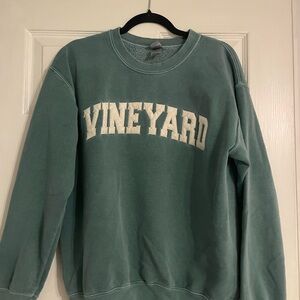 Teal Vineyard Crewneck